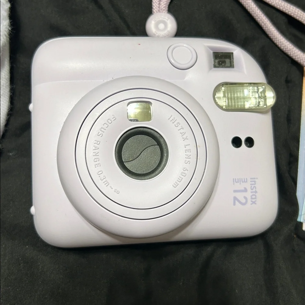Fujifilm Instax Mini 12 with Pastel Purple and Rainbow Accessories - Picture 3 of 3